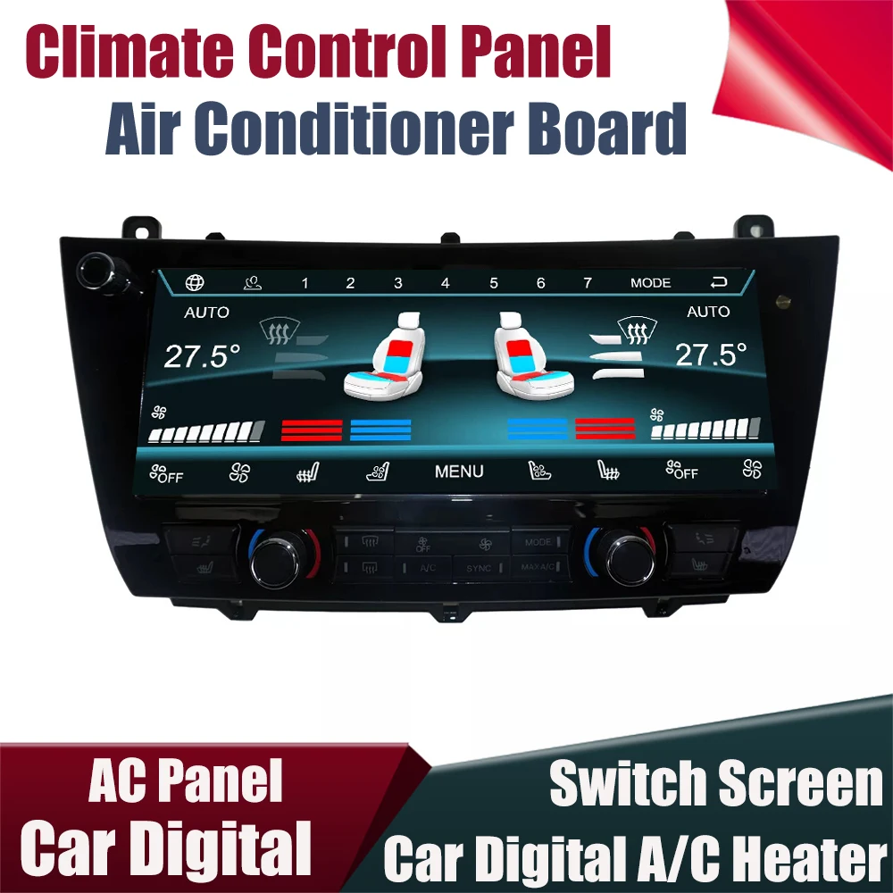 Touch Screen Switch Panel Air Conditioner Conditioning Board Digital A/C Heater Climate Control For BMW X5 F15 X6 F16 10.25Inch