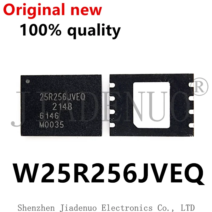 100% original New W25R256JVEQ 25R256JVEQ W25R256JVEIN 25R256JVEN WSON-8  Chipset