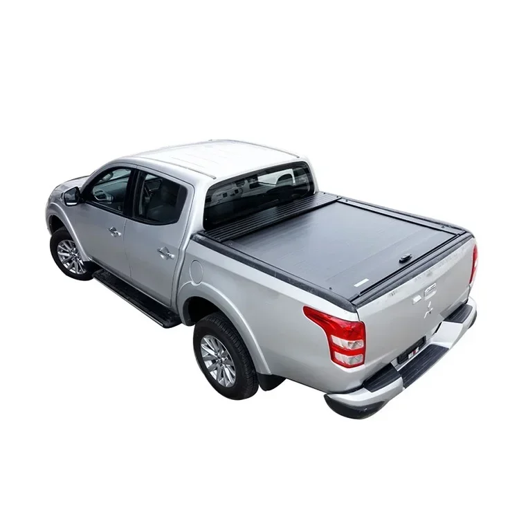 Aluminum Roller Shutter Rear Tonneau Cover Hard Lid for Hilux Vigo Pick Up Truck Trunk Accessories