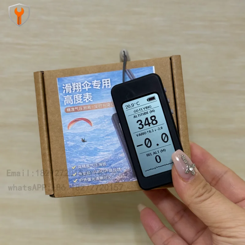 Flying Variometer Altimeter for Paragliding High Precision Portable Altitude Meter