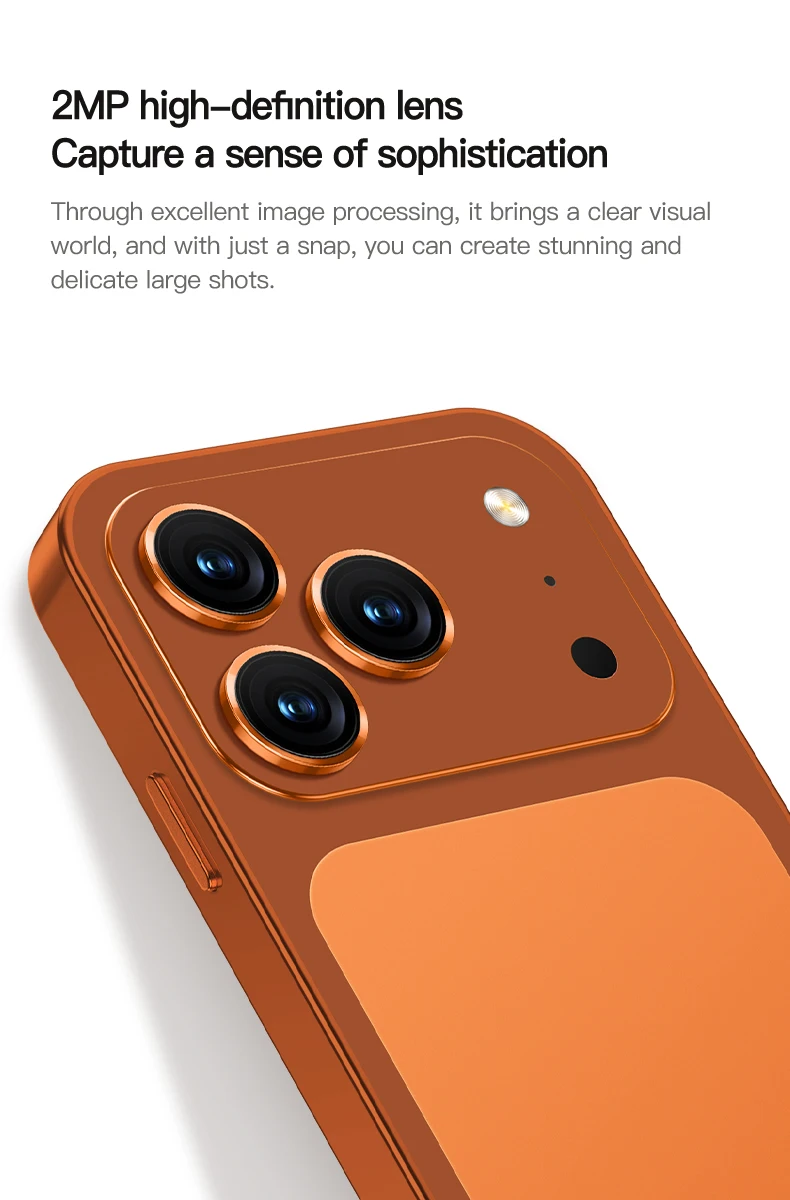 SERVO Small Pocket Smartphone 4.0 Inch Display Android 12.0 4G Dual SIM Face Recognition GPS Unlocked Mobile Phone Video Player
