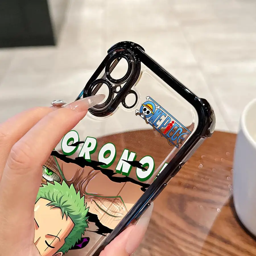 لطيف قطع زورو لينة غطاء الهاتف القضية آيفون 13 14 11 17 الهواء 12 15 زائد 16 برو ماكس