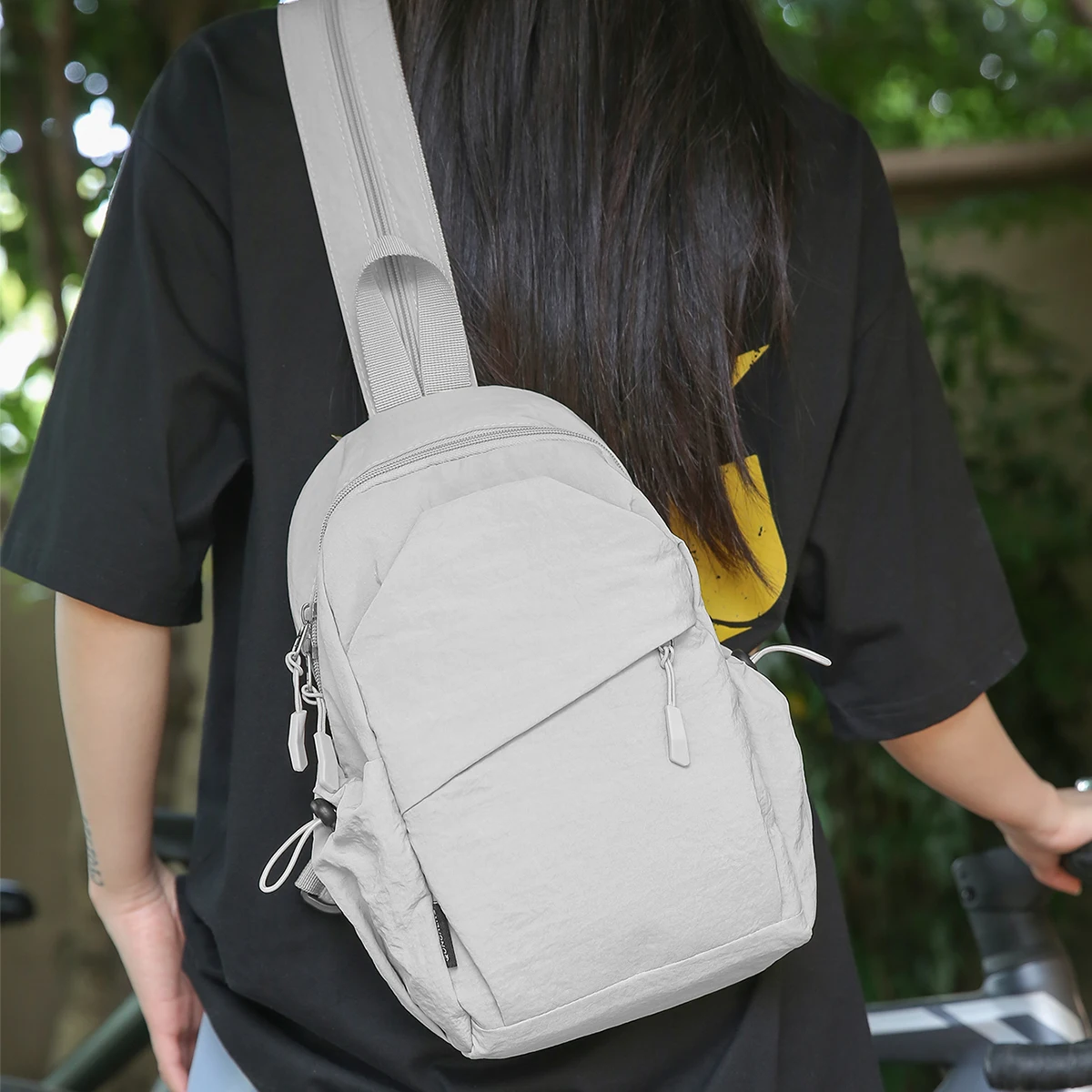 2025, neue trendige tragbare Umhängetasche für Damen, multifunktionale Brusttasche, kleiner Rucksack, All-Match-Umhängetasche, Freizeitreisen – Detail 9