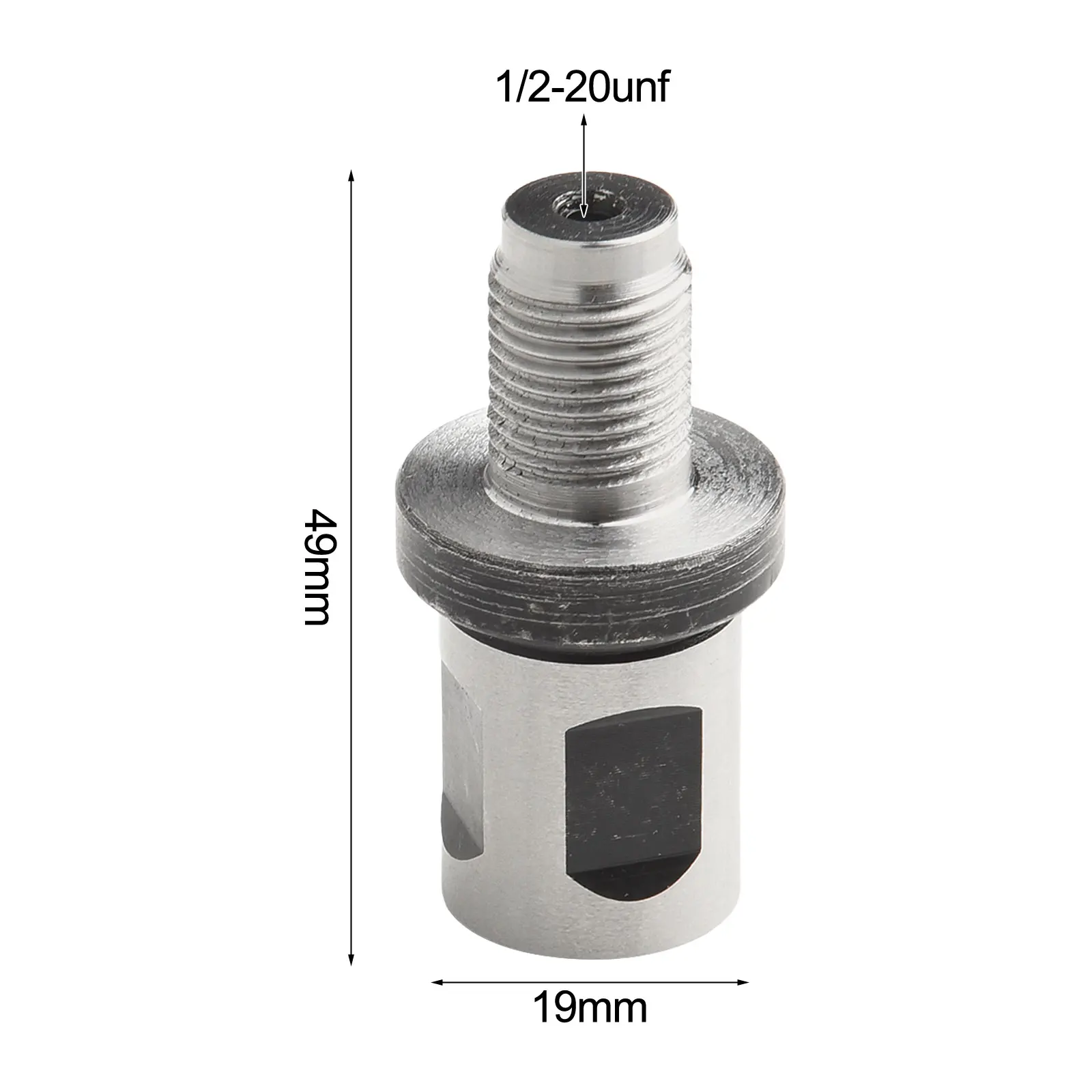 

B16 Taper Thread Drill Shank Adapter For DIY Projects 3/4inch(19mm) 3pcs Set Clamping Range 1.5-13mm For Magnetic Drill