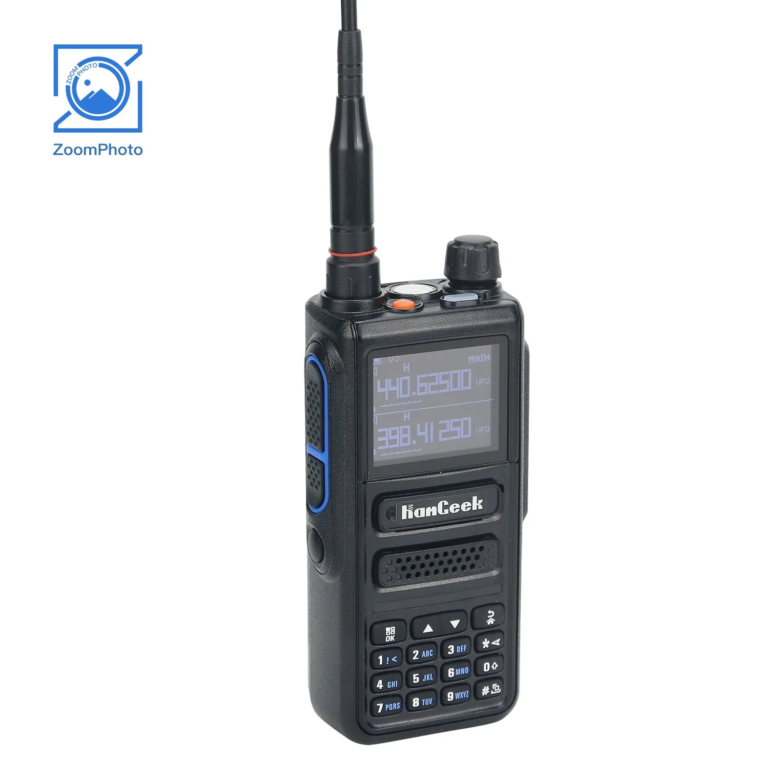 جهاز اتصال لاسلكي كامل النطاق هامجيك ، جهاز إرسال واستقبال محمول باليد ، شو قناة VHF UHF ، 10 واط ، 5 واط