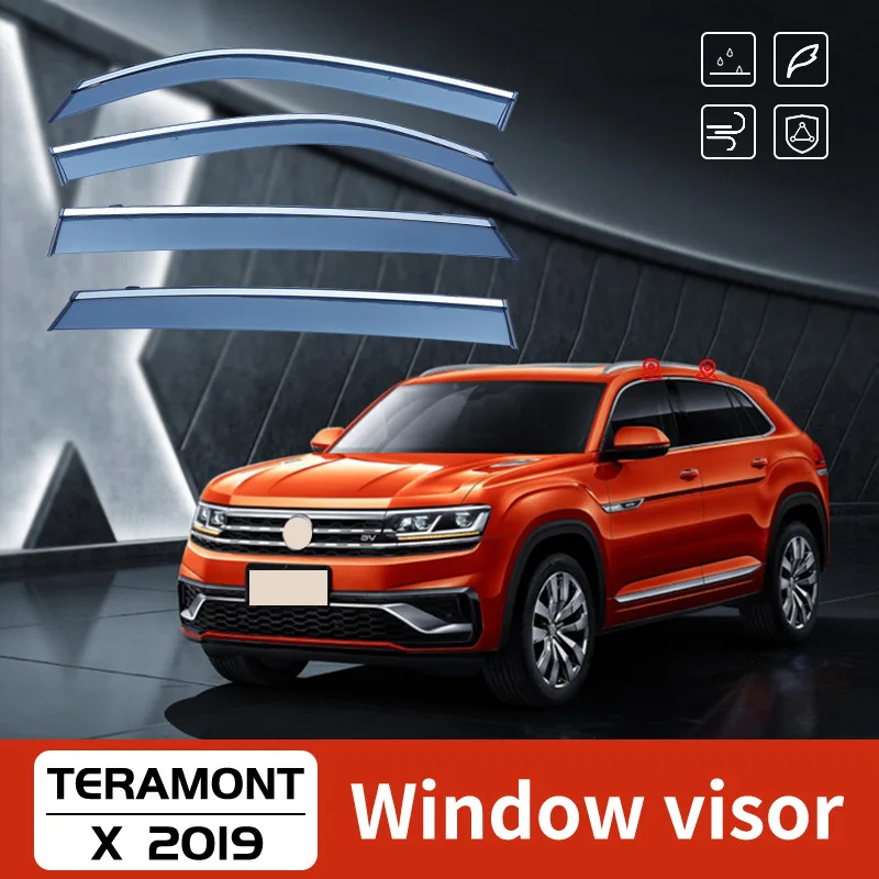 

For VW TERAMONT Atlas Window visor Weather Shield Side Window Deflector Car windshield weather shield Car accessories