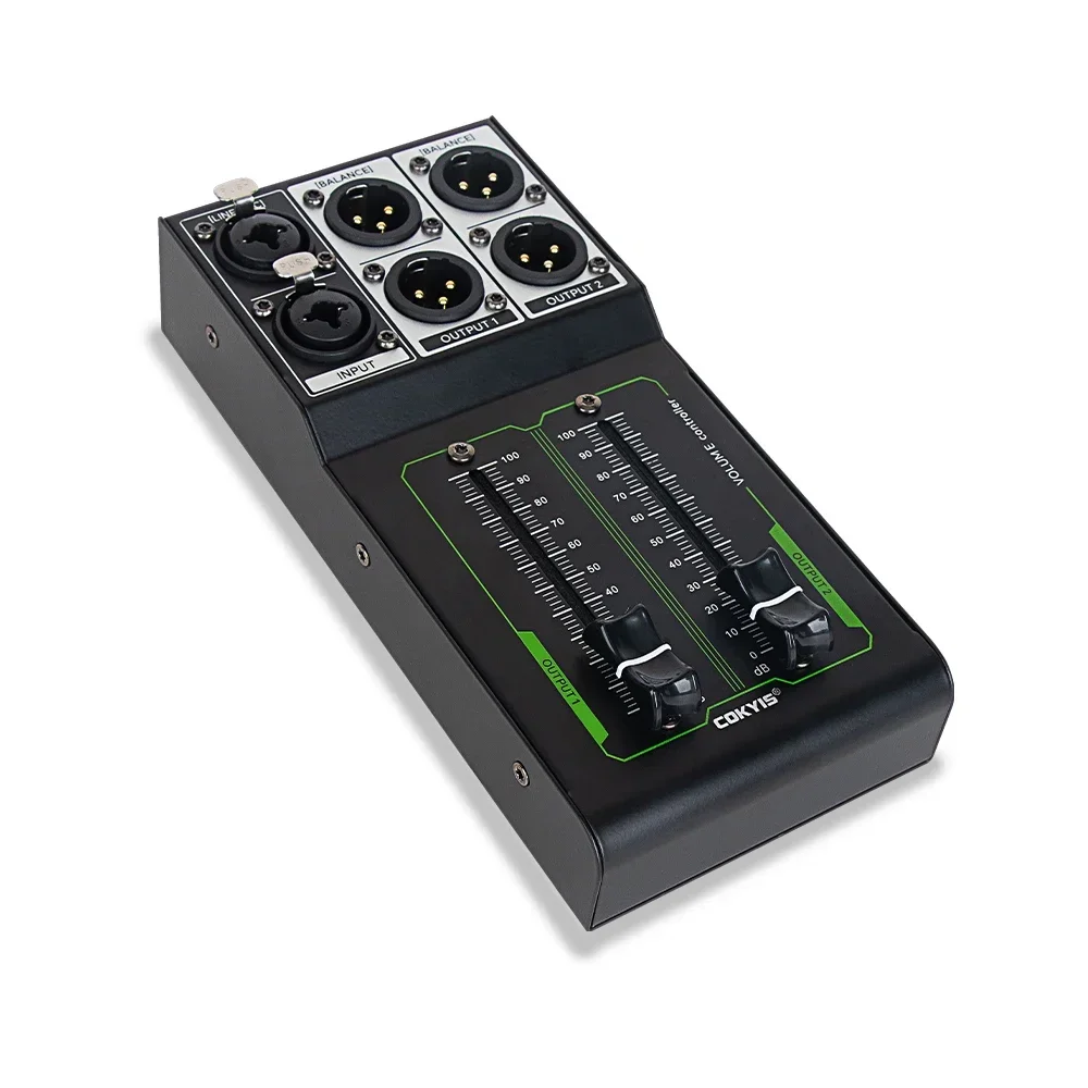 Durability Metal Music Volumes Controller for Microphones Speakers Long Last Performances Plugs and Play without Power .