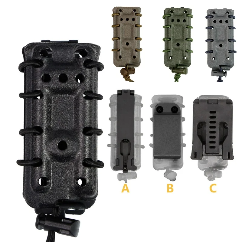 45APC Hunting Fast Mag Holster Molle Belt Clip Waist Holder Tactical Pistol FastMag Holder Airsoft Single Magazine Pouch