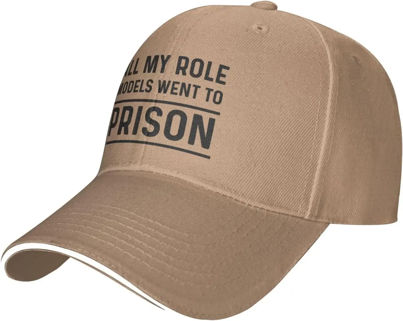 Funny Hat All My Role Models Went to Prison Hat Women Dad Hats Vintage Caps