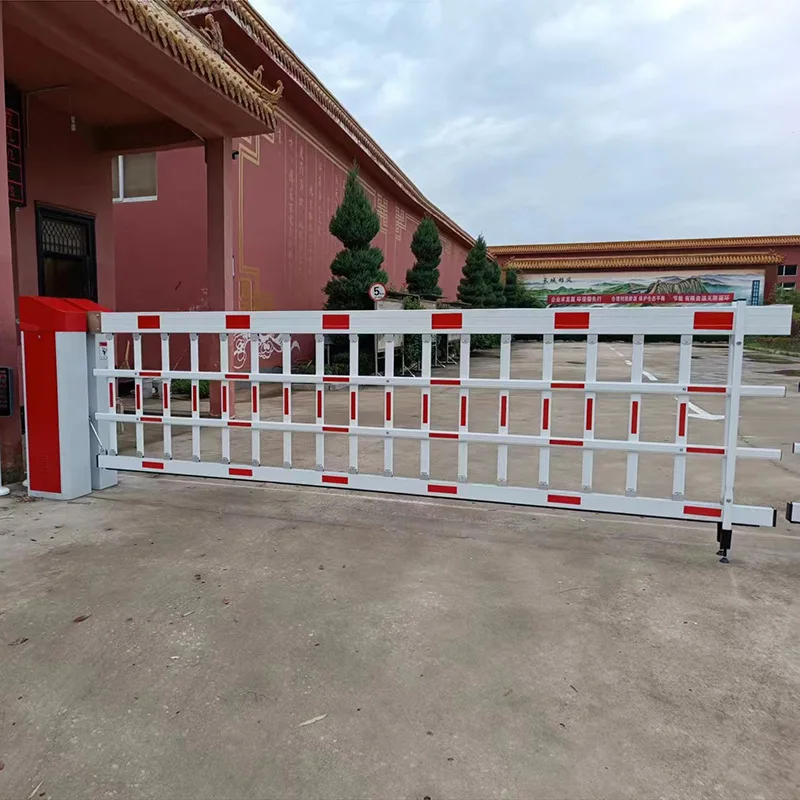 custom.Custom design barrier Parking Lot License Plate Recognition Charging Integrated System Fence Gate