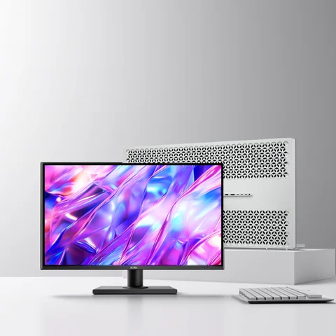 Kuycon G32P 32 Inch Computer Monitor 6K UHD IPS PC Display 500 Nits Contrast Rate 2000:1 Desktop Screen 99%sRGB Aluminum Alloy