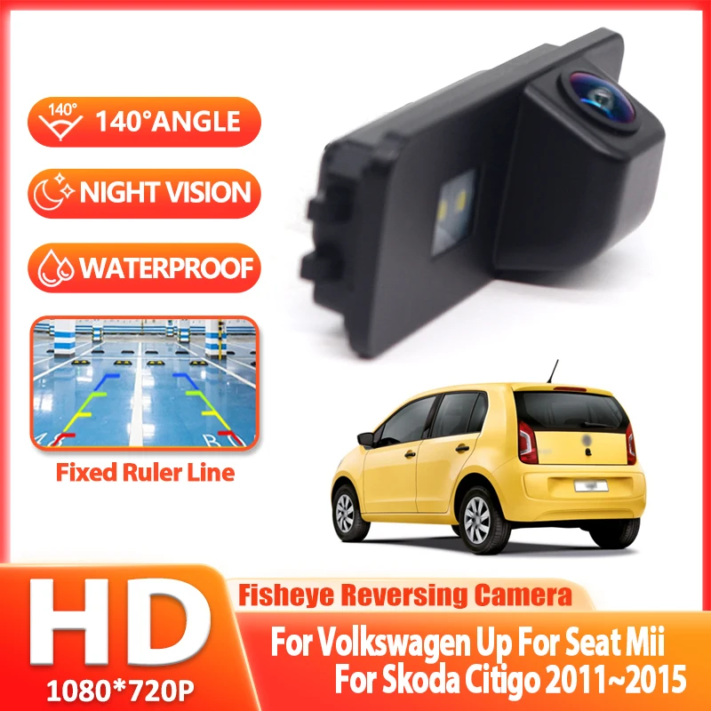 Car Reverse Backup Full HD Rearview Parking Rear View Camera Night Vision CCD For Volkswagen Up For Seat Mii For Skoda Citigo