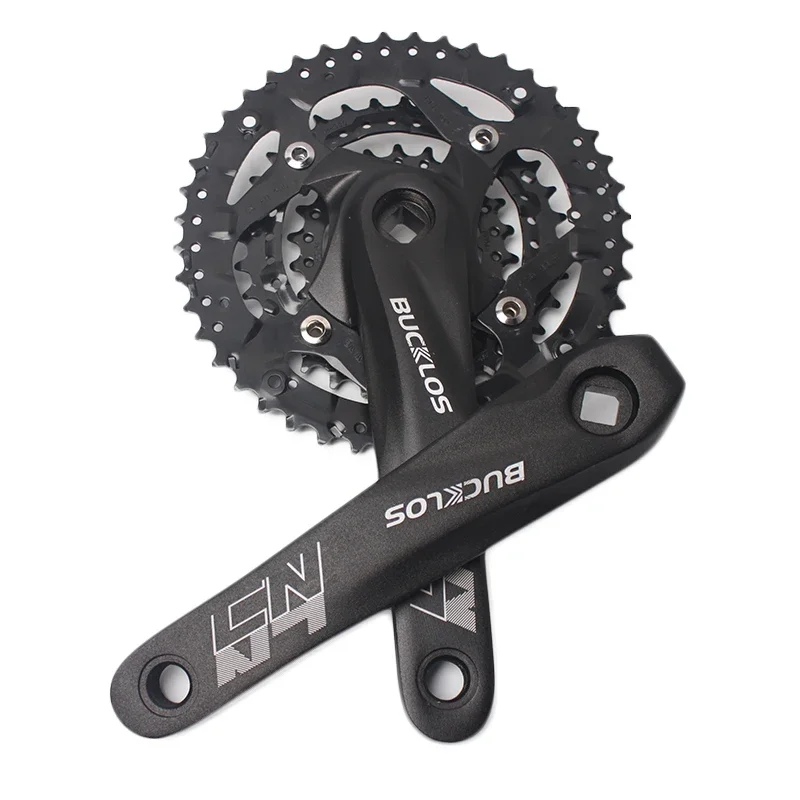 BUCKLOS 104/64 Bicycle Crankset 2*10 3*10 3*9 Speed Mountain Bike Crankset 104BCD 64BCD 22/26/32/38/42/44T Chainring MTB Part