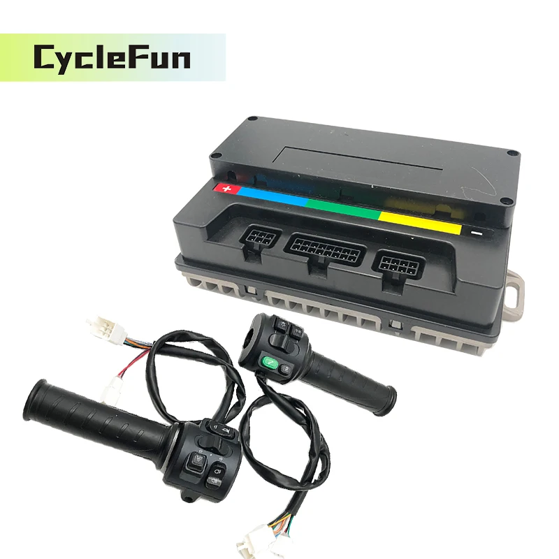 

VOTOL EM50S EM-50 55A 48V 60V FOC BLDC синусоидальный контроллер с комбинированным переключателем T08 для электрического скутера, мотоцикла