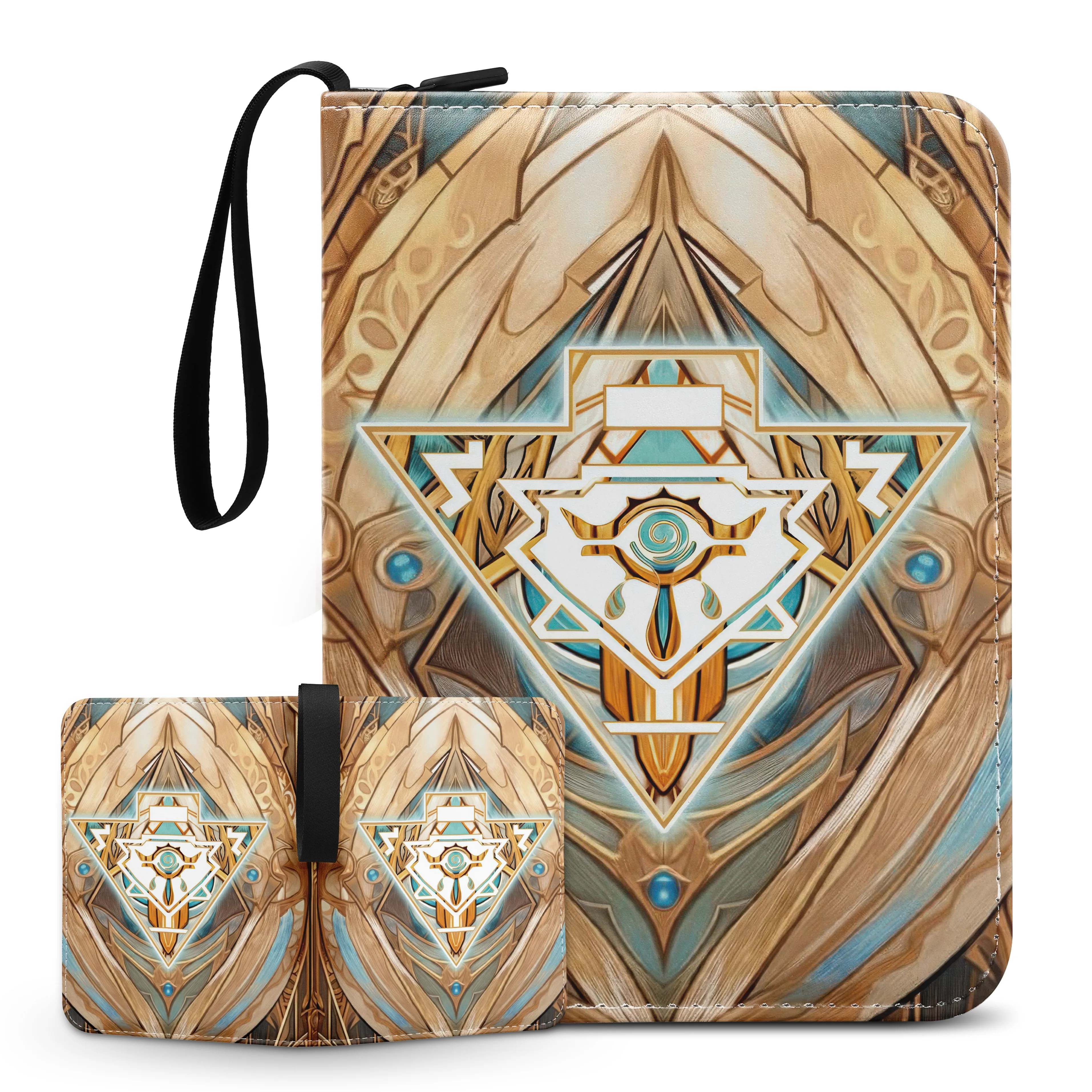 

Карточная книга-головоломка Yugioh Millennium Yu-Gi-Oh большой емкости! Коллекционная сумка для хранения коллекционных карточек TCG OCG из искусственной кожи на молнии