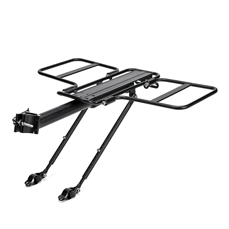 Bicycle Luggage Rack Aluminum Alloy Bike Rack Quick Release Luggage Carrier Mountain Bike Hanger Rack Multi-purpose Guardrail