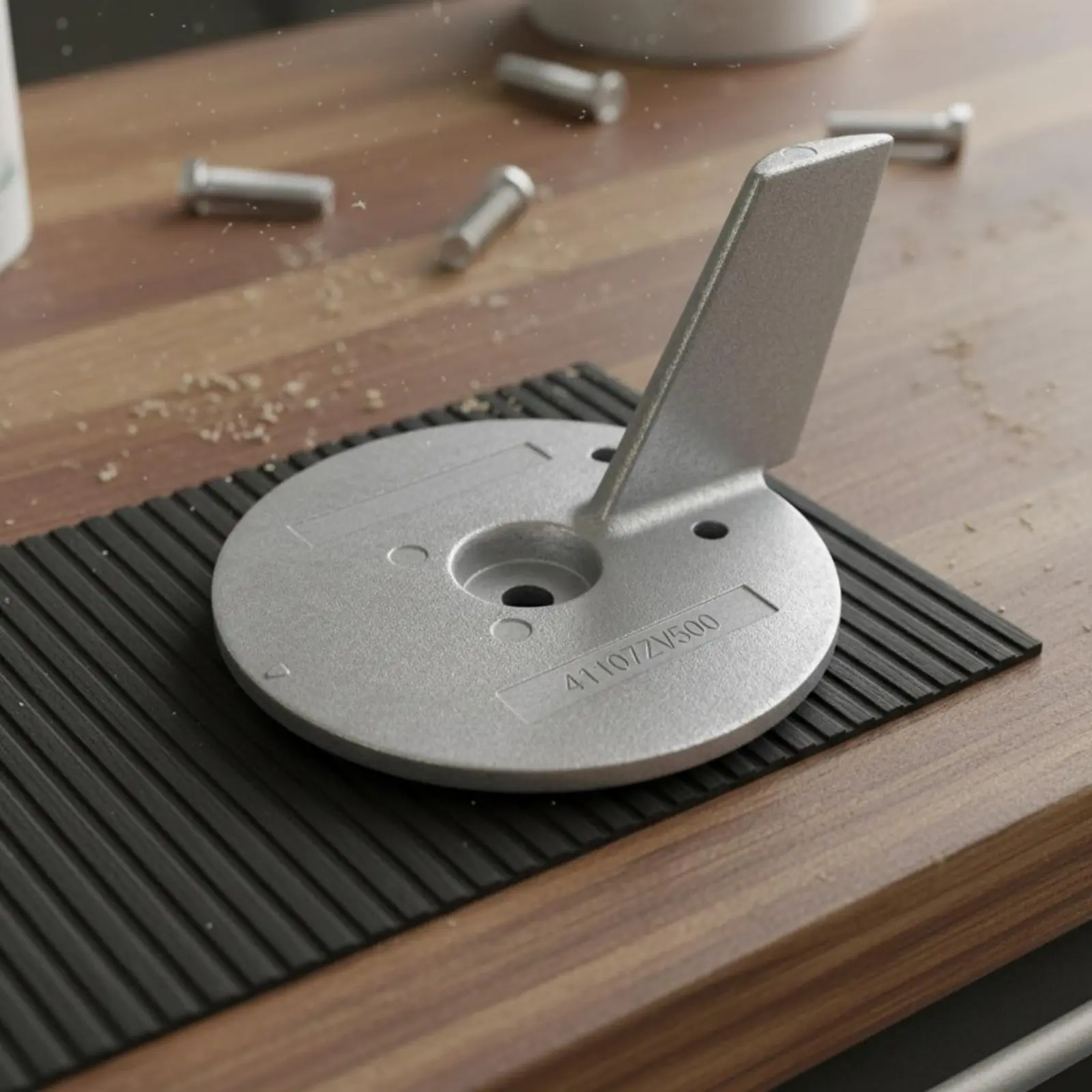 Outboard Engine Zinc Anode Direct Replacement Outboard Engine Anode Boat Zinc Long-Lasting Construction Aquatic Hardware