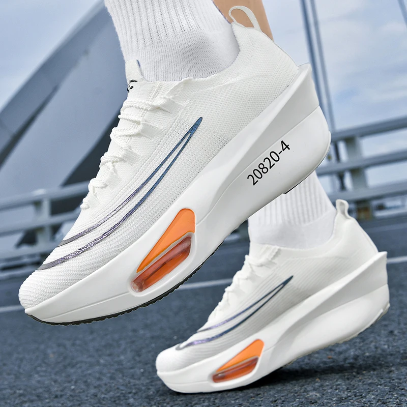 New unisex sports shoes four season comfortable fashion non slip wear-resistant thick sole breathable running leisure sneakers