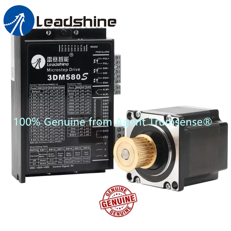 بشكل أساسي لآلة النقش بالليزر Leadshine السائر سائق 3DM580S 3 المرحلة خطوة المحرك 573S09 15 -L 573S10 20-LS اختياري للعتاد #1