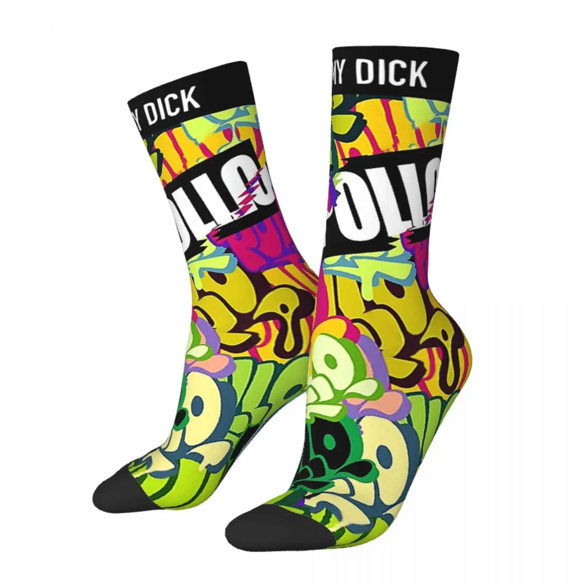 

Colorful Graffiti Art Socks Men Women Polyester Fashion Socks Crazy Spring Summer Autumn Winter Middle Tube Socks Gifts