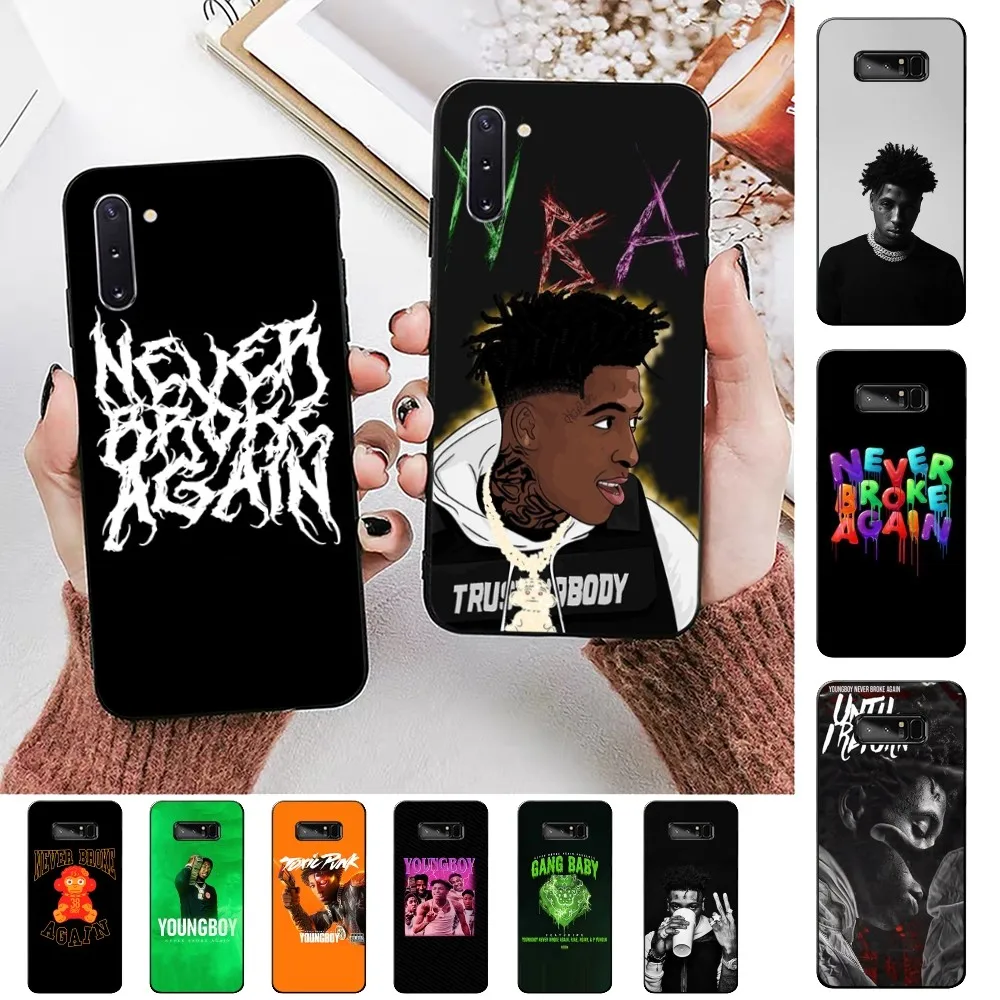 Y-Youngboy N-Never B-Broke A-Again Phone Case For Samsung Note 8 9 10 20 Pro Plus Lite M 10 11 20 30 21 31 51 A 21 22 42 02 03