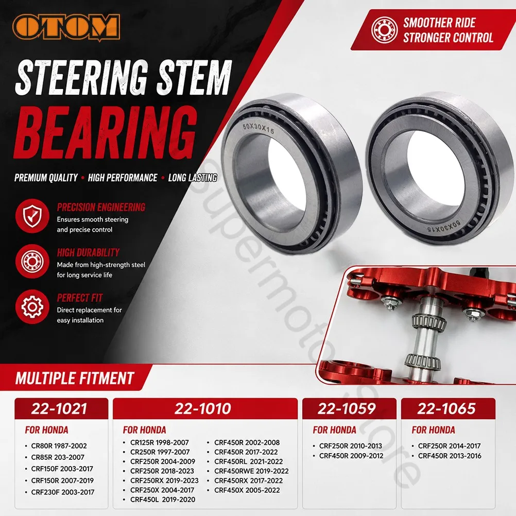 rolamento-conico-da-coluna-de-direcao-para-motocicletas-honda-1987-2023-modelos-crf150f-crf230f-crf250r-crf450r-crf250x-crf450x-cr80r-cr85r