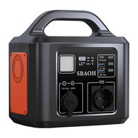 SBAOH 600W Portable Power Station,538.7Wh 145600mAh Solar Generator,Solar Powerbank for Emergency Outdoor Camping Power Blackout