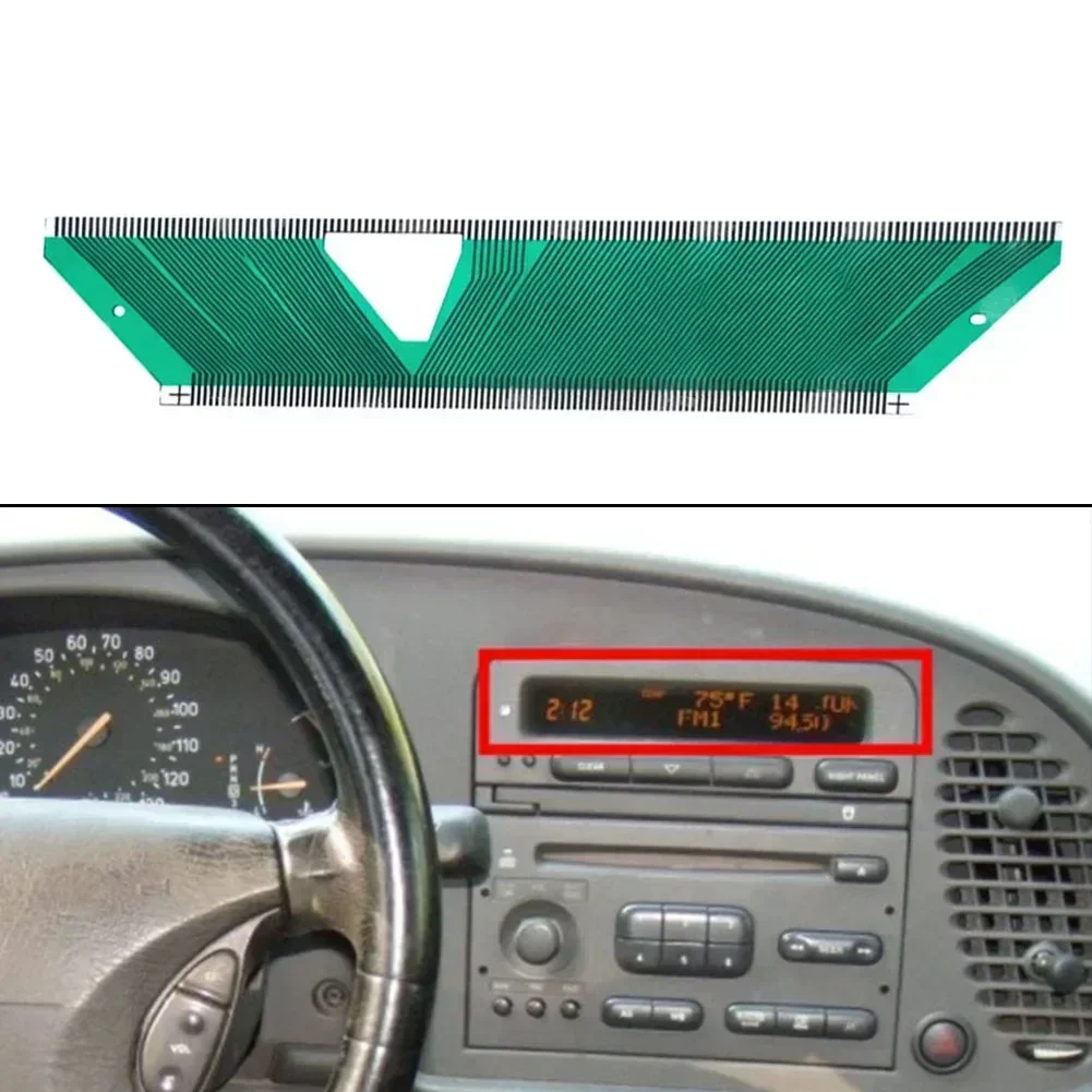 1pc Flat Ribbon Cable Display Pixel Missing Repair For Saab 9-5 SID2 Infocenter Sedan/ Wagon 1998-2005 #5371380/ 5263249/5038187