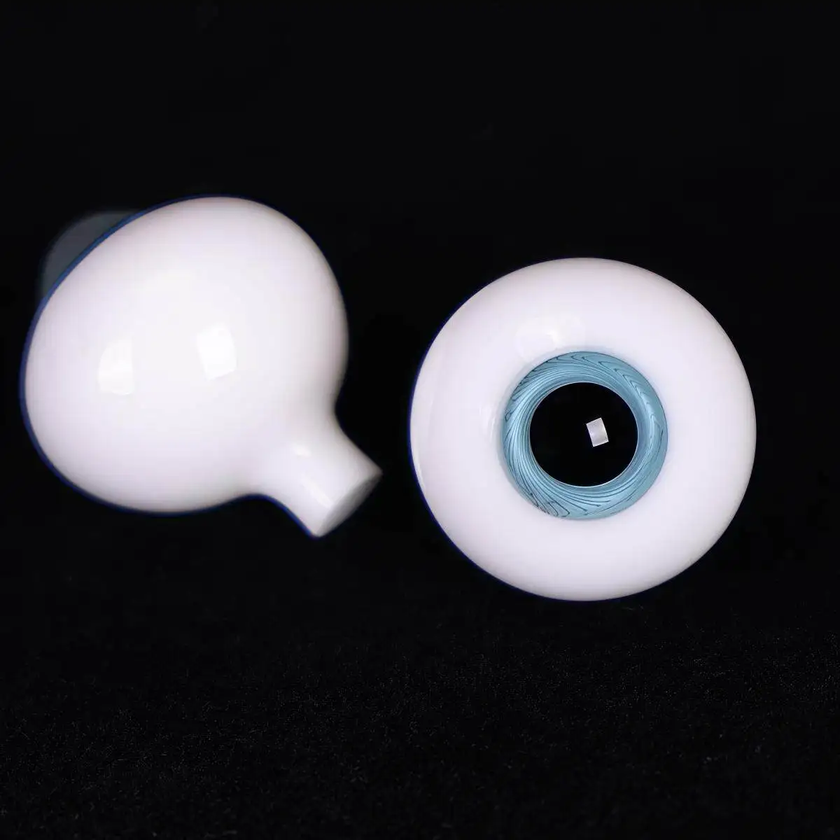 BJD Glass Eye Sea Blue Four Six Point Eyeball Small Iris OB11 Eyeballs Blue 01