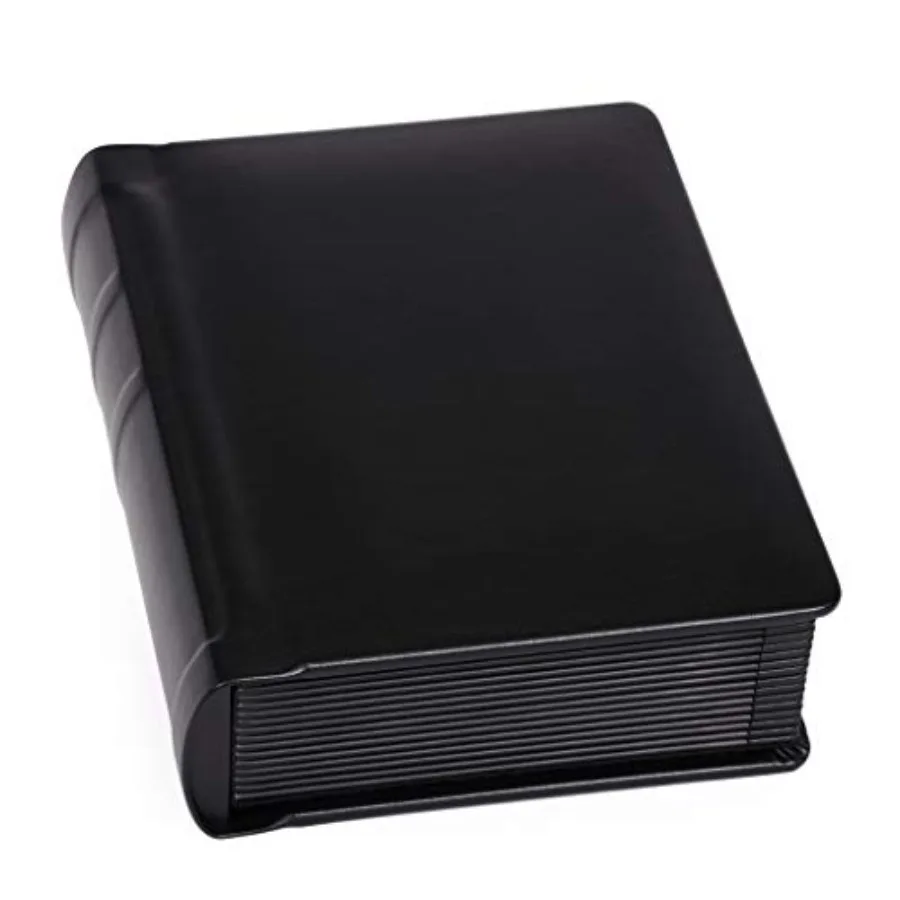 

Professional Leatherette Bound Photo Album for Weddings and Special Occasions (,Black/Black