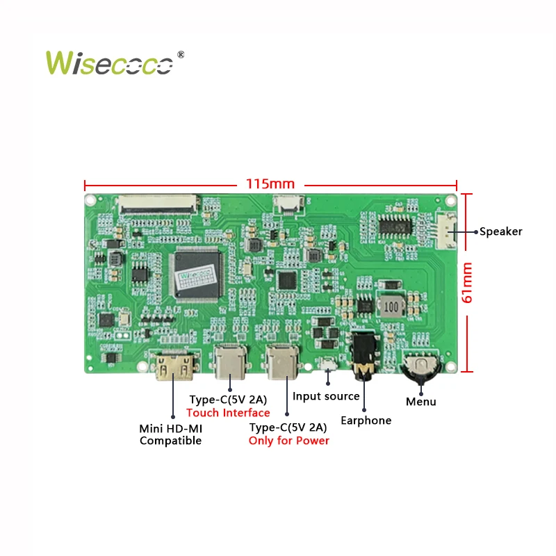 MSFactory 7 pollici 120Hz 1920*1080 Monitor portatile portatile Pannello touchscreen Schermo LCD TFT per console di gioco