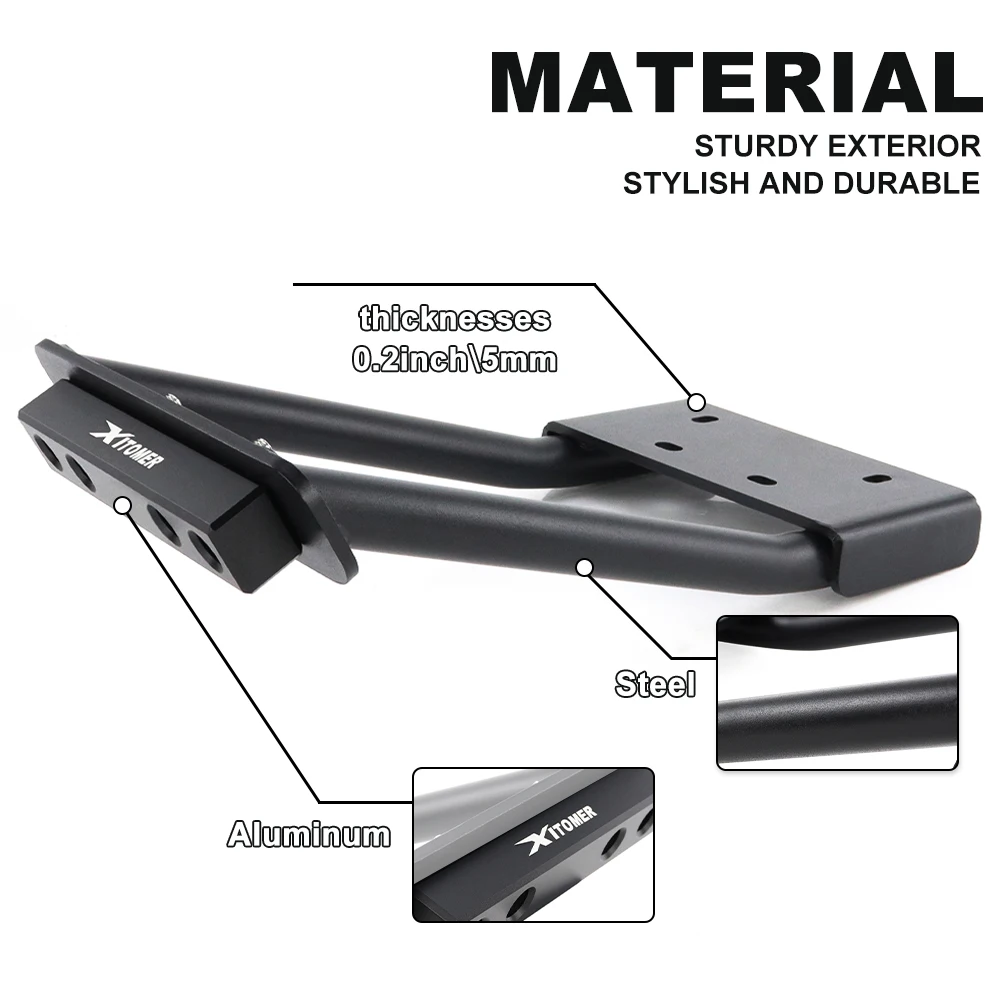 กันชนท้ายรถมอเตอร์ไซค์สำหรับ Suzuki GSR750 ปี 2011 2012 2013 2014 2015 2016  GSR 750 พร้อมโครงเสริม แร็คท้าย ป้องกันการกระแทก