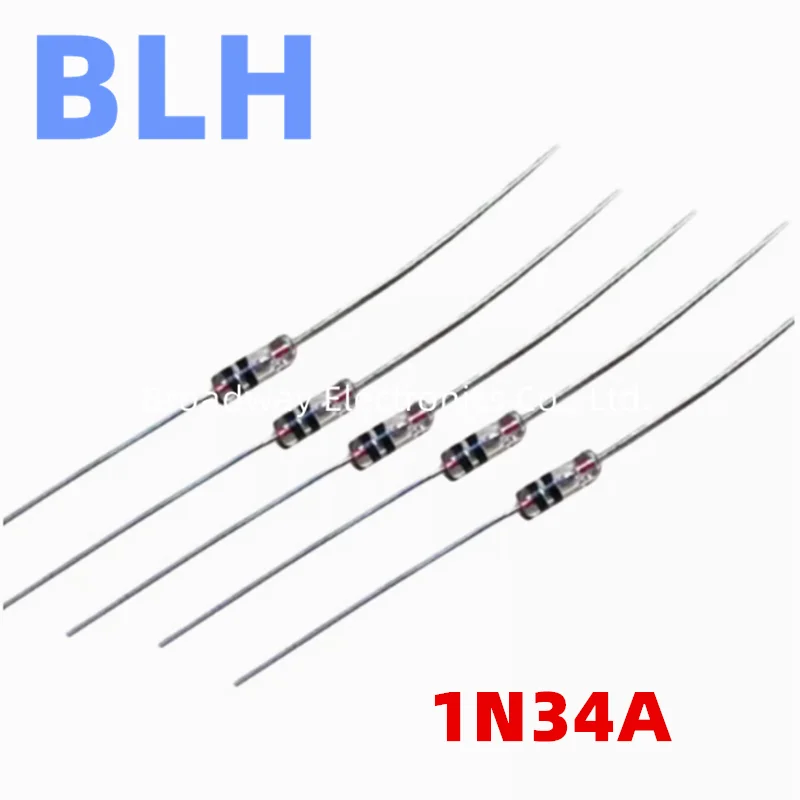 10-100PCS Point Contact Germanium Diode 1N34A DO-7