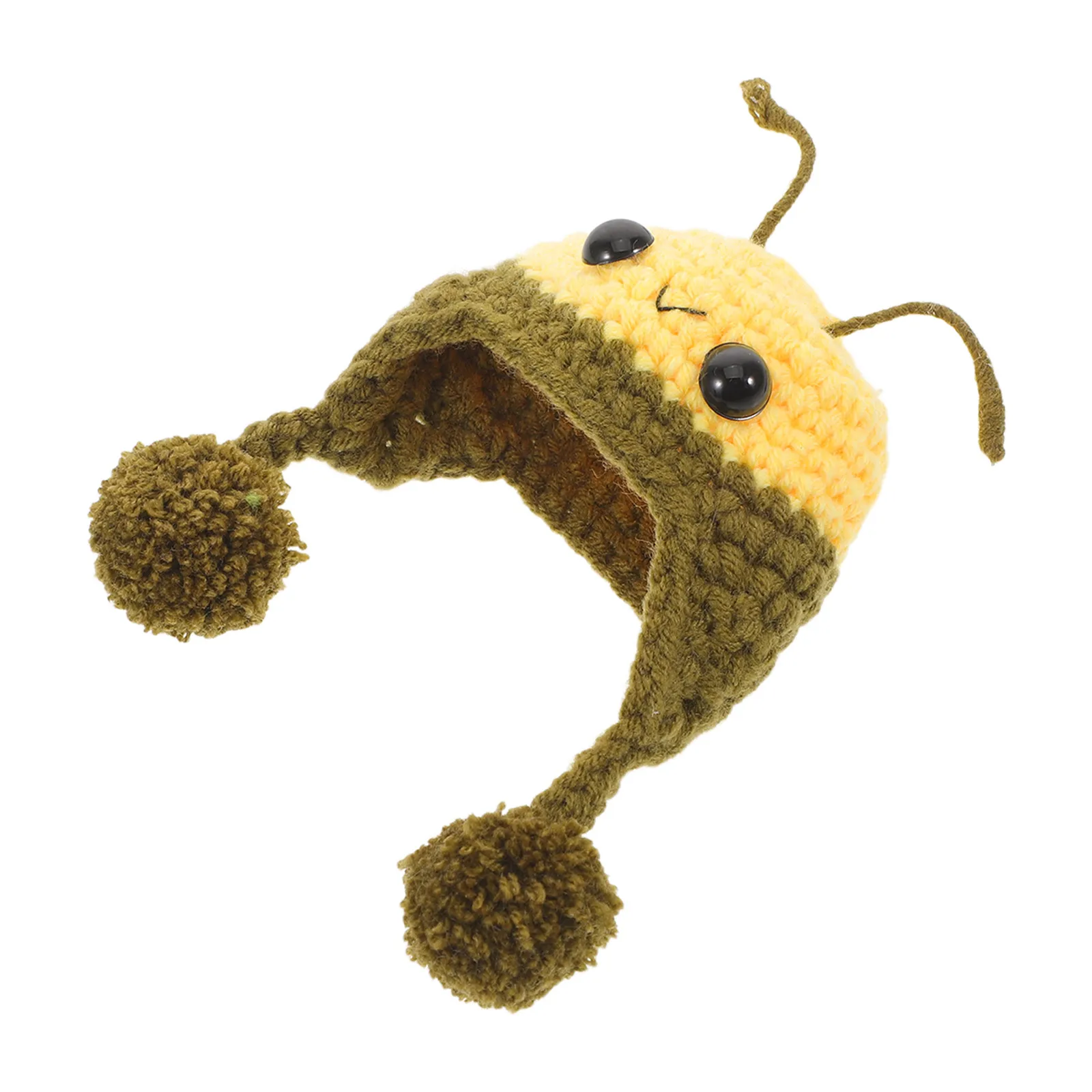 Czapki dziergane w stylu pszczoły, mini czapki zwierząt, małe czapki robione na drutach do rękodzieła, dekoracji domku dla lalek, ozdoby na przyjęcia, rekwizyty do zdjęć