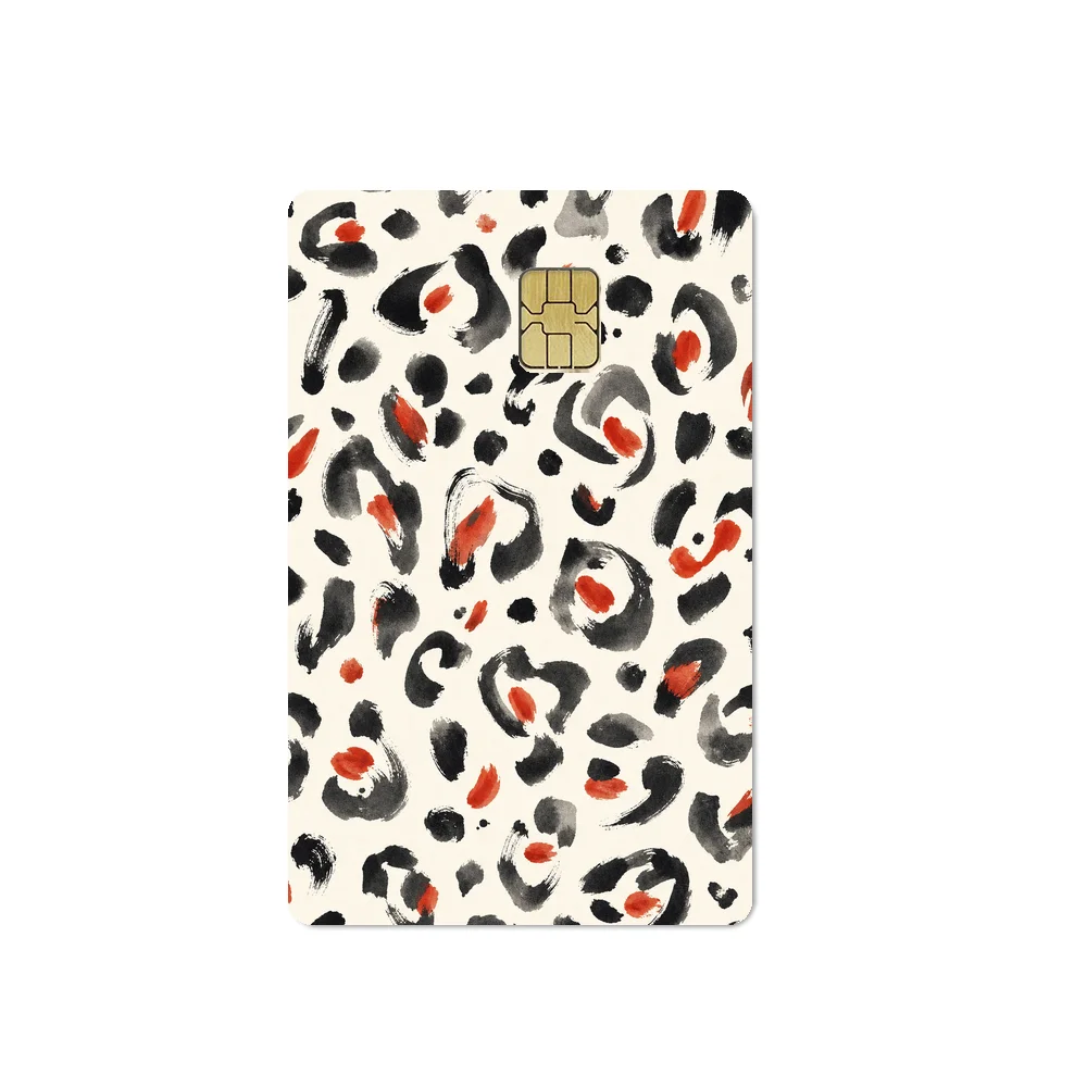 Creative Card Skin Stickers Decorative Cover for Bank Card Pattern Sticker Slim Protective Film Easy Apply Personalized Design