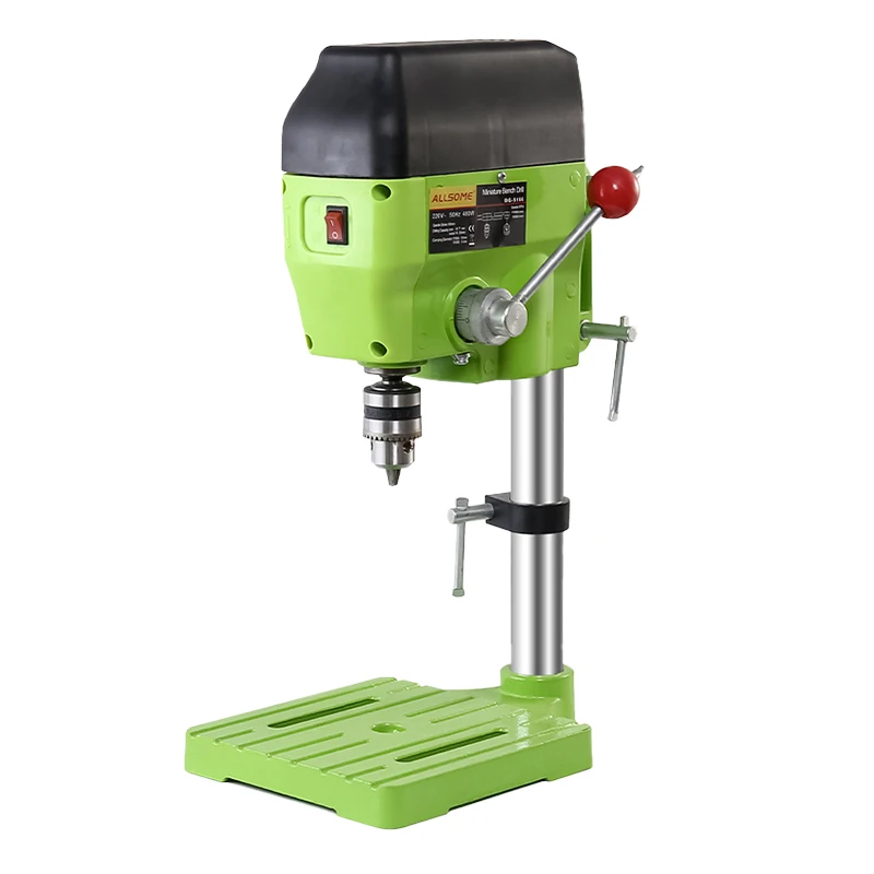 ALLSOME High Variable Speed Bench Drill Press 480W Drilling Machine Drilling Chuck 1-10mm For DIY Wood Metal Electric Tools