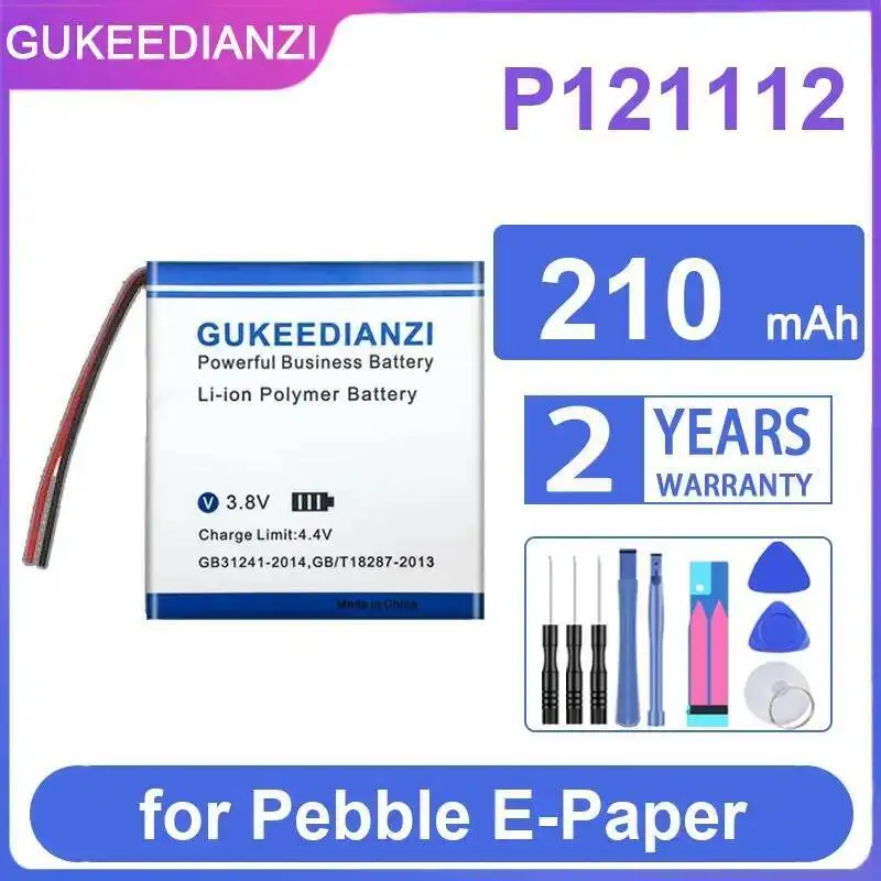 Long-Lasting Smart Watch Battery P121112 For Pebble E-Paper 210Mah #1