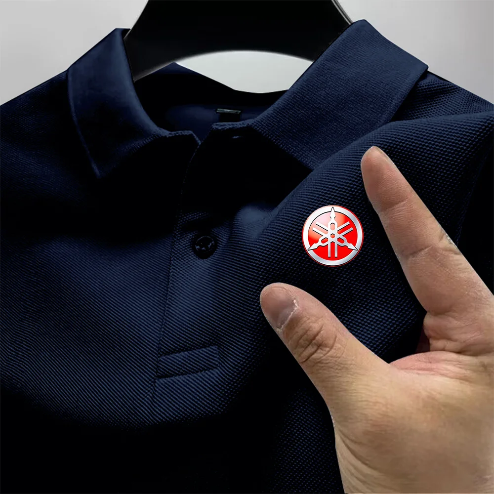2026 Summer Men's Yamaha Casual Polo Shirt, Business Casual Luxury Polo Shirt, High-Quality Men's Short-Sleeve Polo Shirt