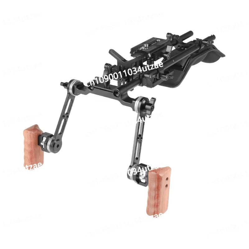 Shoulder System Kit with Manfrotto Baseplate Handle Lens Holder for SLR Camera 2408