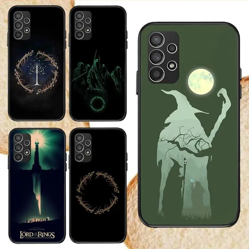 The L-Lord of the R-Rings Phone Case For Samsung Galaxy S21 S22 S23 Ultra S20 FE S10 Note 20 10 shell