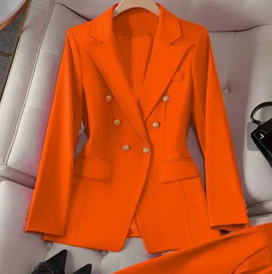 

Fashionable Wide Leg Suit Set for Women Casual Spring Autumn Professional Small Stature Leisure Polyester Fabric Suit