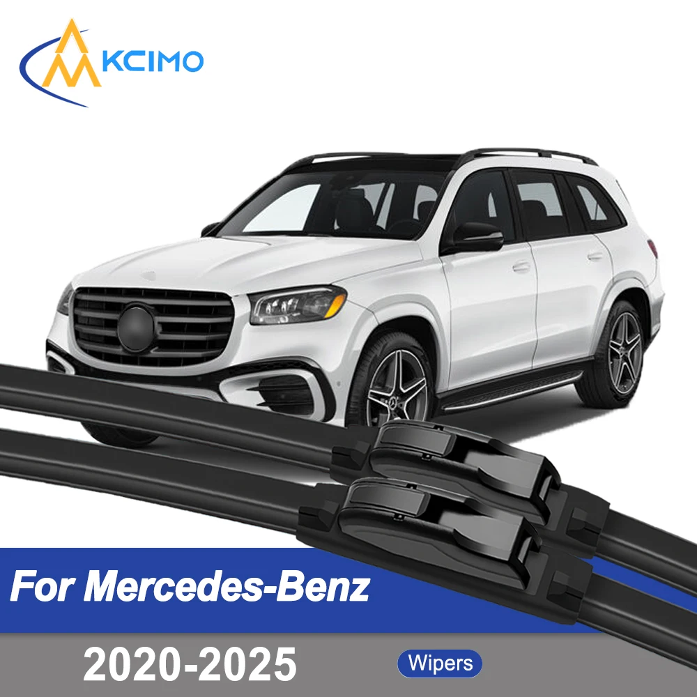

Premium Rubber Durable Silent Windshield Wiper Blades 2pcs for Mercedes Benz GLS 2020-2025 X167
