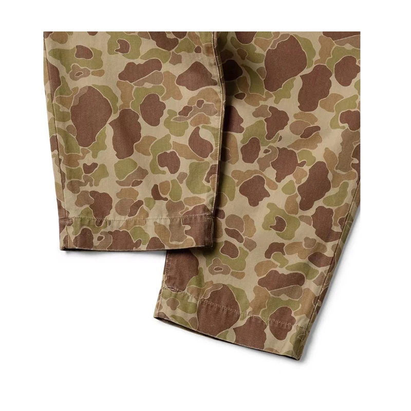 22AW KAPITAL Hirata Series Cotton Herringbone Camouflage Printed Tapered Casual Pants Men's Popular Loose Style - Image 5