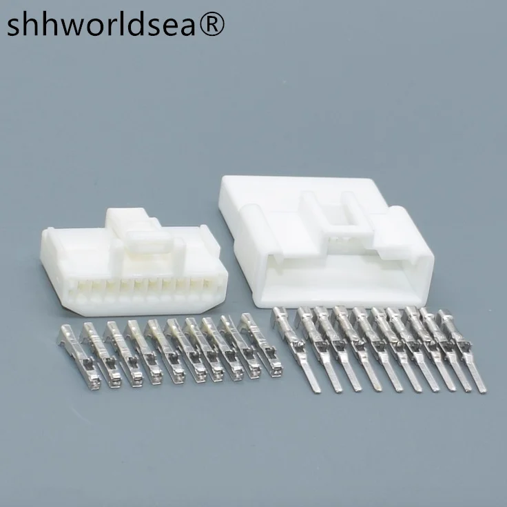 

Shhworldsea 1 комплект, 10-контактный 2,2 мм, автоматический переключатель заднего зеркала автомобиля, разъем провода для Toyota DJ7103-1.2-11 DJ7103-1.2-21