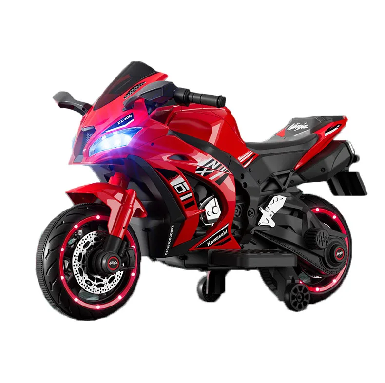 

2023 New Children Electric Motorbike Toy with Pedal Control Ride on Car 12V Battery Power Electric Ride on Motorcycle for Kids