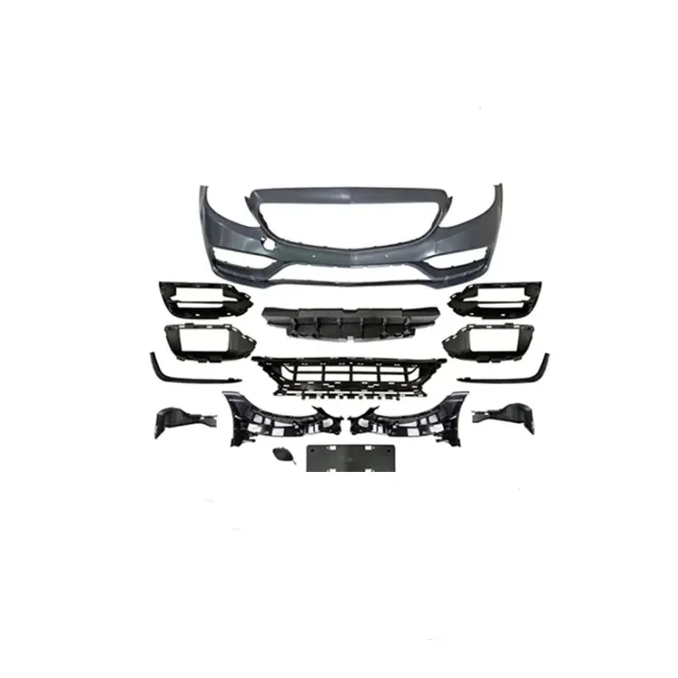 upgrade AMG C63 model Car front body kit for Mercedes Benz C class W205 2015 2016 2017 2018 2019 2020 2021