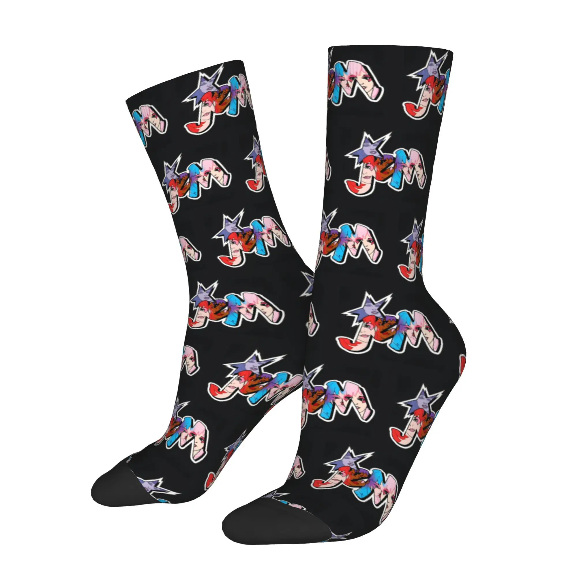 

Jem And The Holograms Unisex Winter Socks Running Happy Socks Street Style Crazy Sock