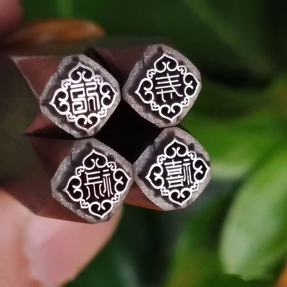 “Fortune, Longevity, and Happiness” Jewelry and Seal High-Hardness Steel Stamps and Gold and Silver Chiseling Molds and Tools