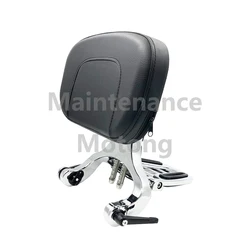 Motorcycle Multi-Purpose Driver Passenger Backrest with Folding Luggage Rack