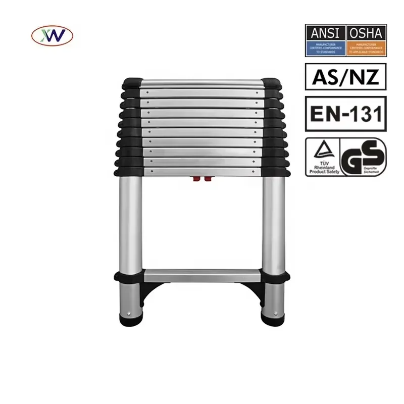 Finest Quality Portable Foldable Straight Aluminium Telescopic Attic Step Folding Extension Ladders